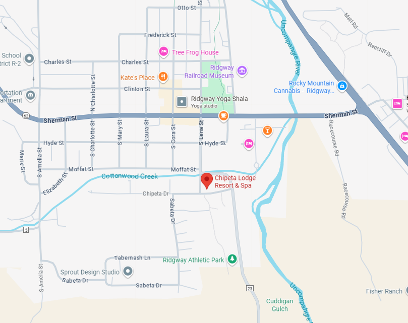 Chipeta Lodge Map Chipeta Lodge Map